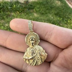 14k San Judas Pendant 