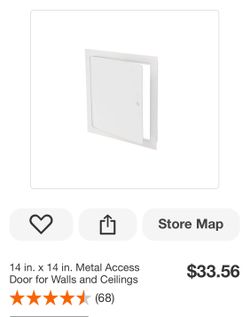 Elmdor 14 in. x 14 in. Metal Access Door for Walls and Ceilings