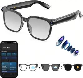 AI Smart Glasses with Camera,8MP Camera Glasses