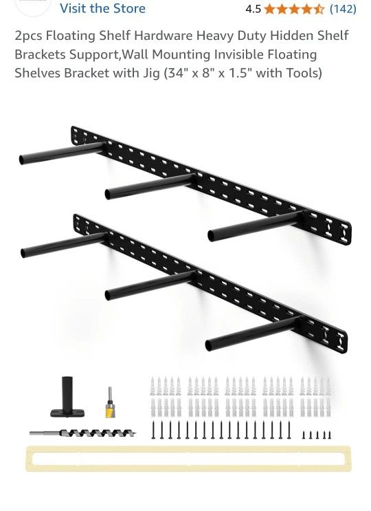 Heavy Duty Hidden Shelf Brackets