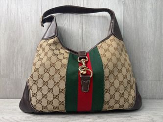 Gucci Vintage Web Jackie O Bouvier Hobo Bag 153029 - Authentic (A1D032716)