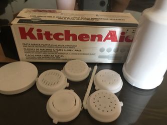 Kitchen aid pasta maker plates