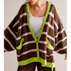 New Free People Manny Cardigan Size Medium 