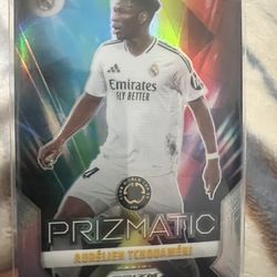 2025 PANINI PRIZM CLUB WORLD CUP PRIZMATIC AURELIEN TCHOUAMENI #23