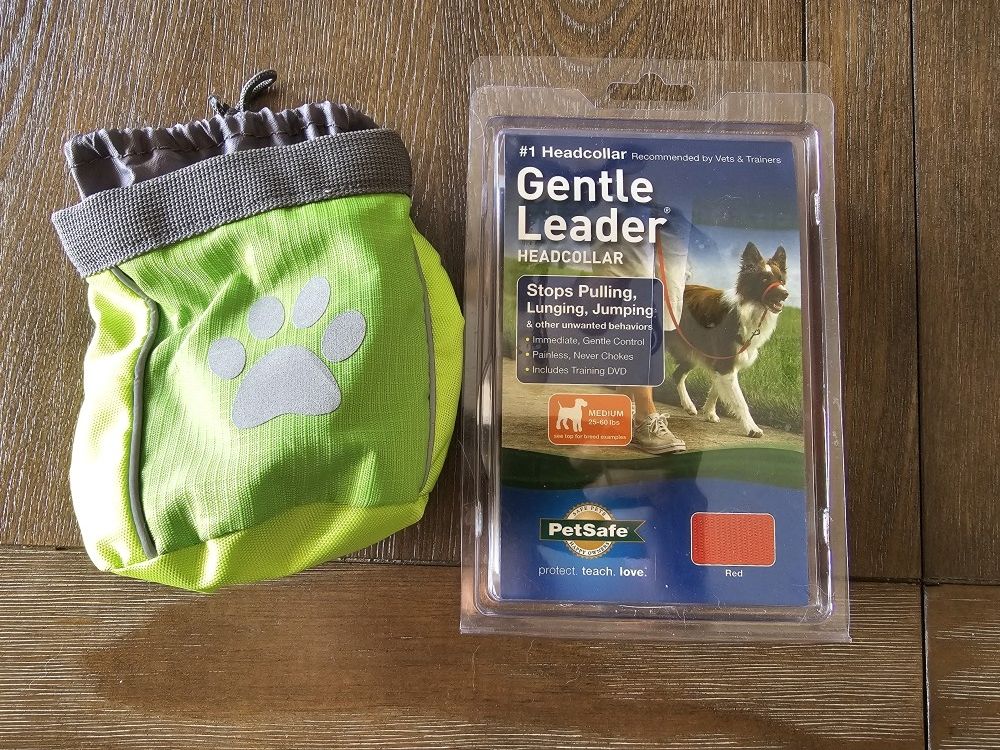 Dog Training Head Collar And Treat Bag
