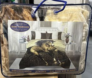 San Marcos Blanket Mexican Covija 