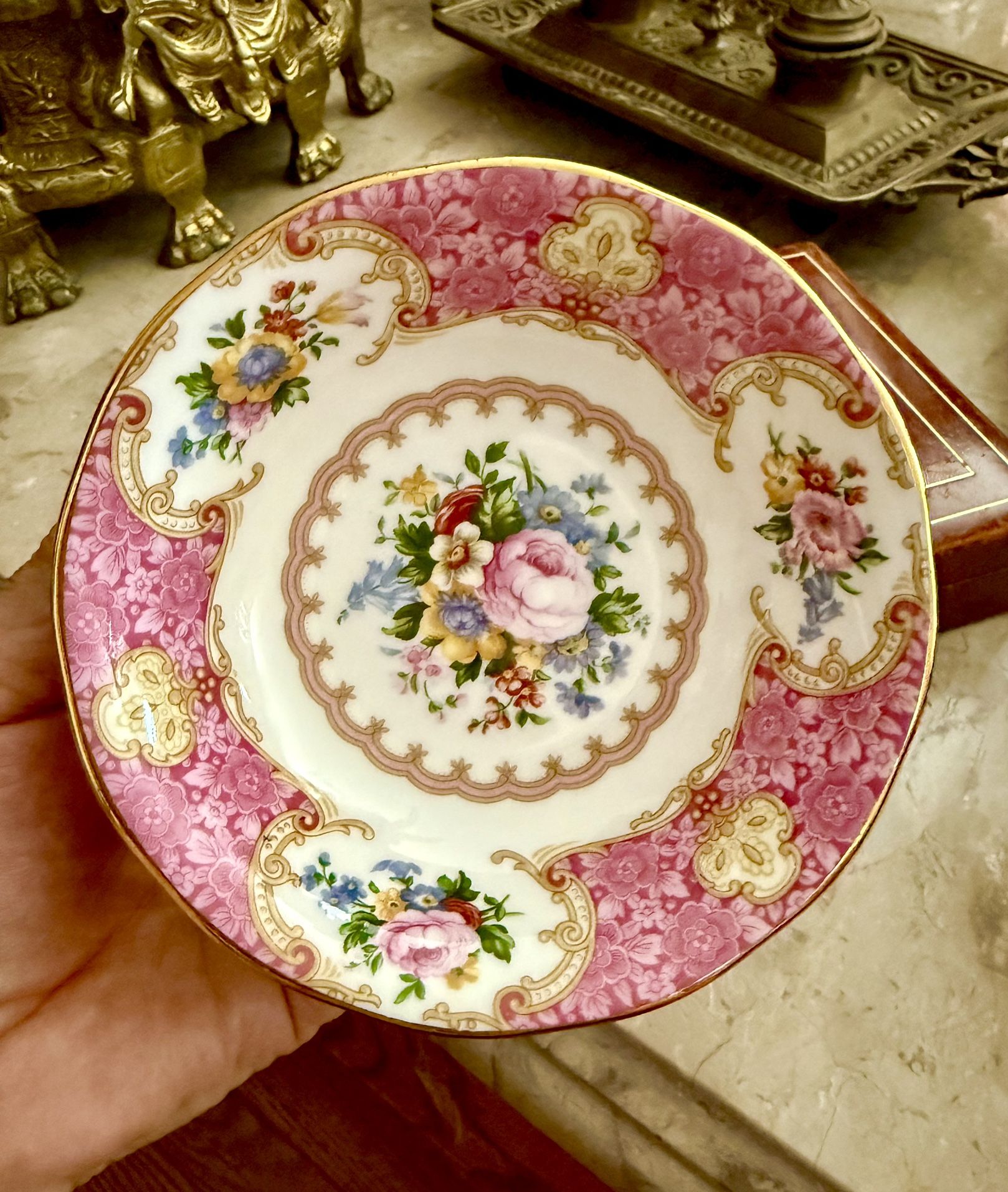 Vintage Royal Albert Bone China Lady Carlyle Dessert Fruit Bowl Made in England