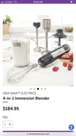4-in-1 Immersion Blender Princess House