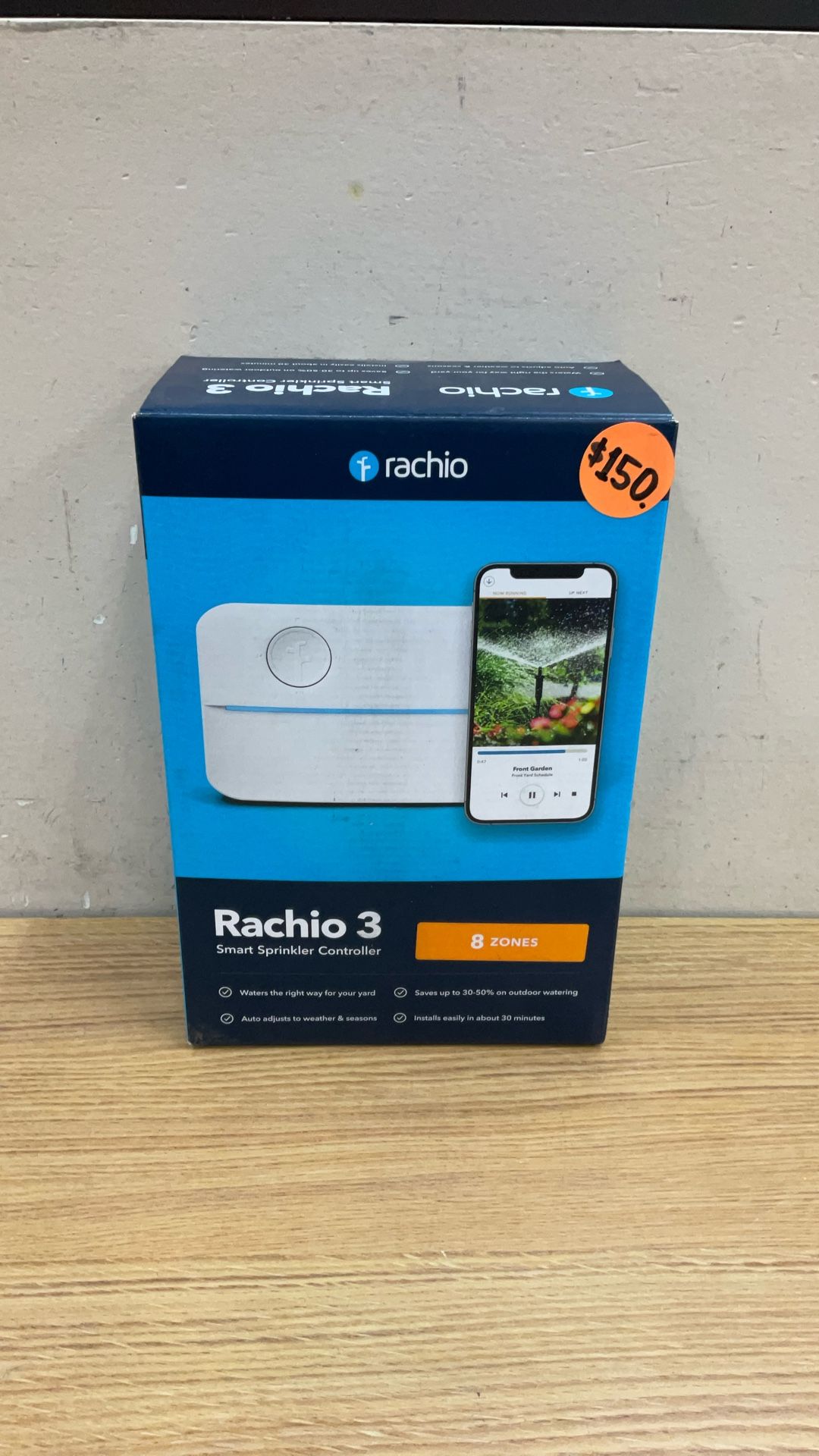 RACHIO 3 SMART SPRINKLER CONTROLLER 8 ZONES.