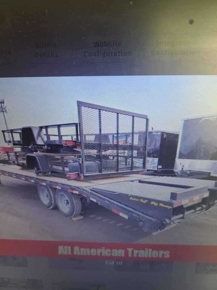 2022 AMERICAN NEW / A M O H. D. OPEN UTILITY TRAILER 5 ' X 10' G V W R 3000 LBS.
