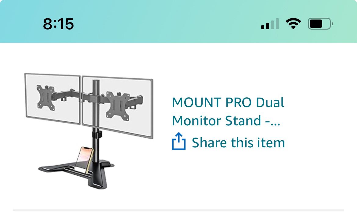 Stand For Dual Monitors