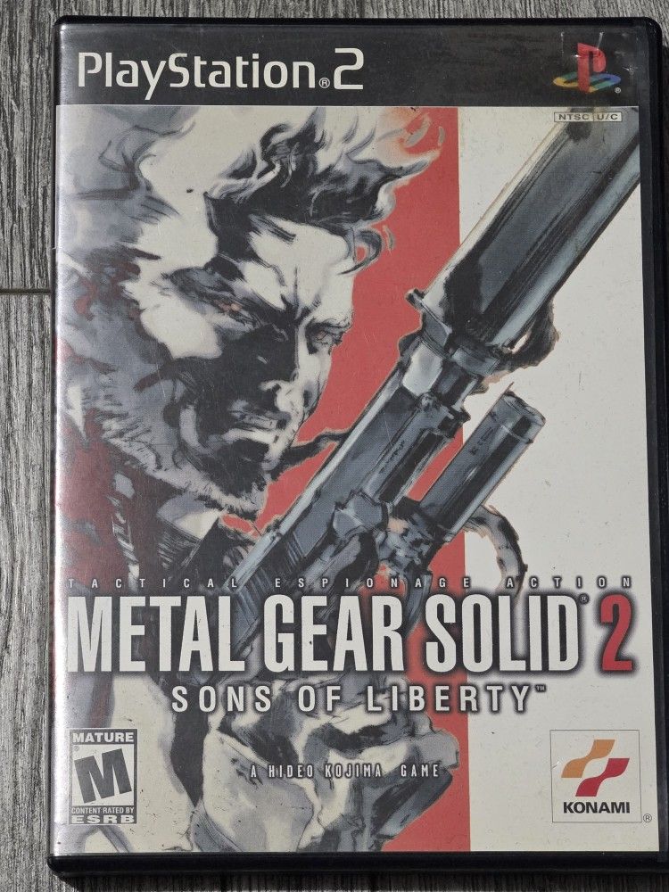 METAL GEAR SOLID 2 SONS OF LIBERTY FOR PS2 