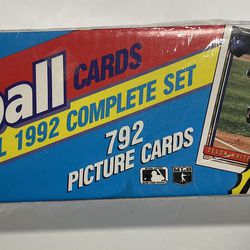 1992 Topps Baseball Complete Set 792 Cards $30