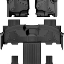 Floor Mats 2018-2025 Ford Expedition Lincoln Navigator w Buckets NEW