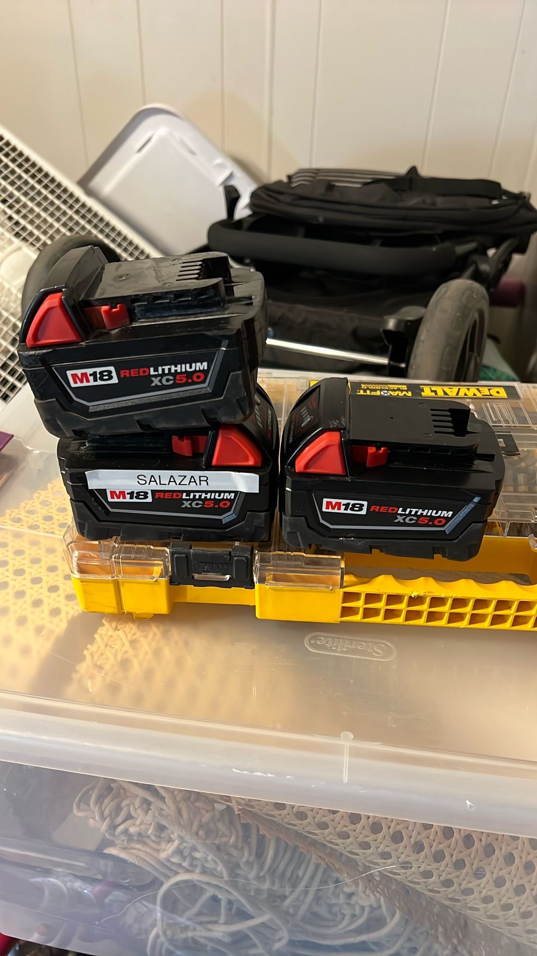 Milwaukee 5.0 Batteries w/ Charger (Like New)