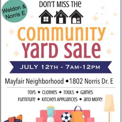 Fresno Block Yard Sale!