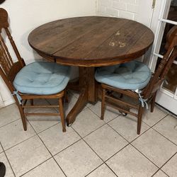 Antique Table And 4chairs