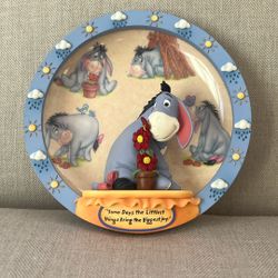 Bradford Exchange Eeyore 3D Plate