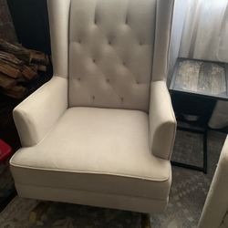 Must Go Asap Must go asap light cream   Off white color rocking chair