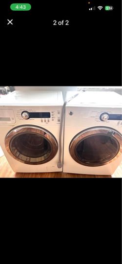 Electric washer/dryer set