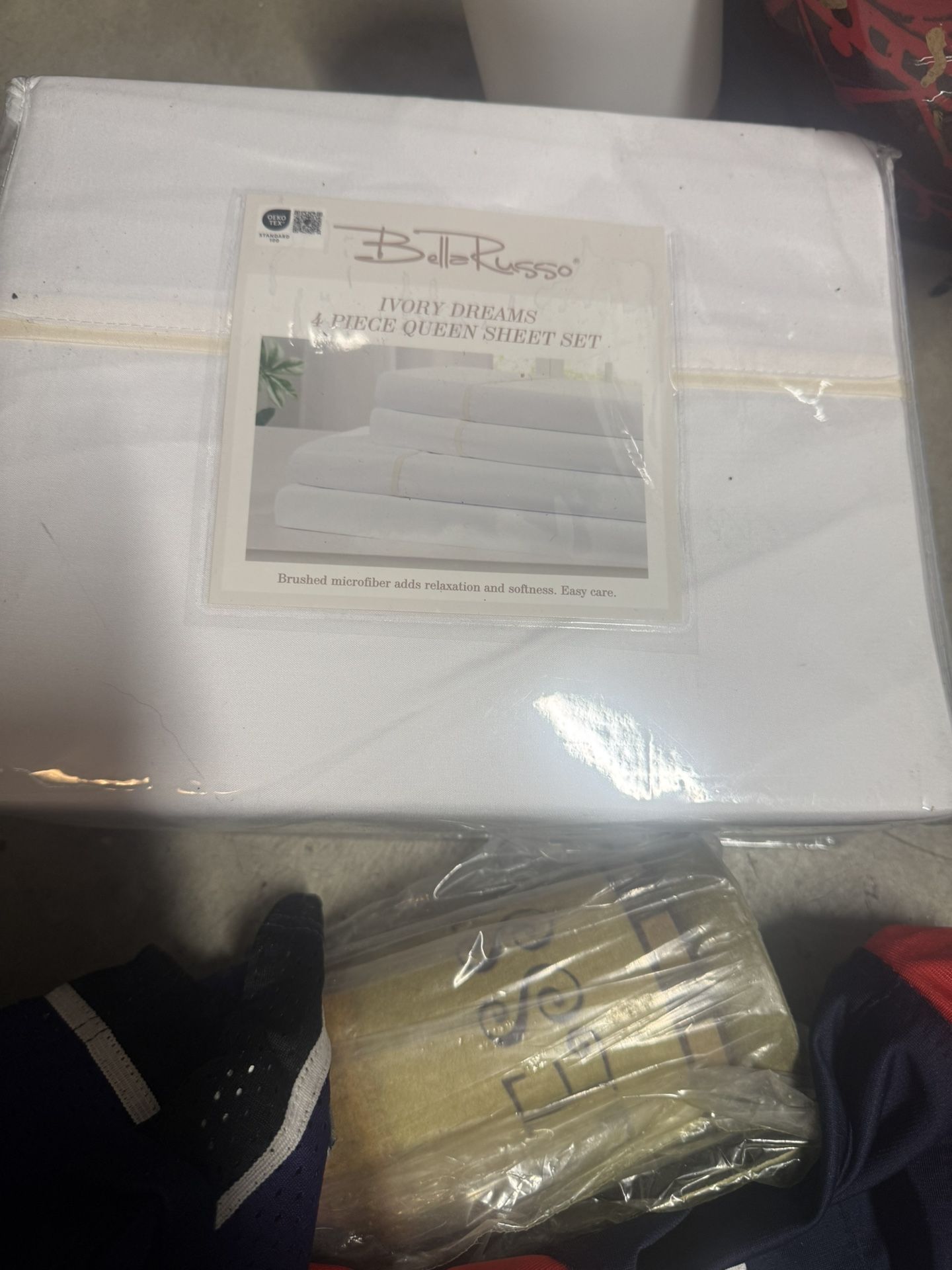 Bella Russo Ivory Dreams 4piece queen sheet set