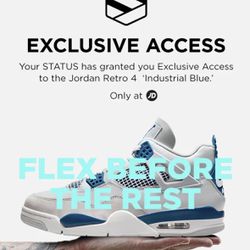 Nike Air Jordan 4 Retro Military Industrial Blue FV5029-141