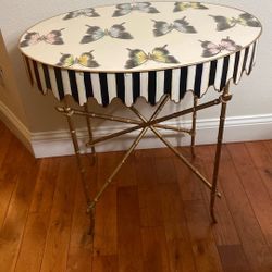 MacKenzie-Childs Butterfly Collection Side Table 