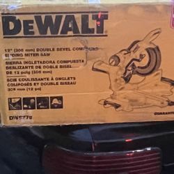 Dewalt 12” Sliding Miter Saw / Miter Saw (Both  Type)