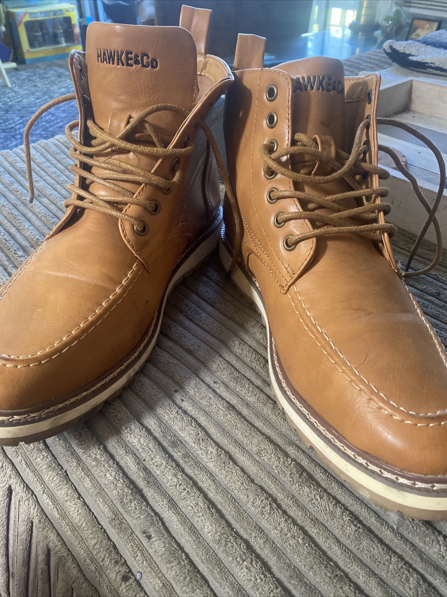 Hawke & Co. men’s leather boots, size 11