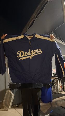 LA Dodgers MLB Authentic Quarter-Zip Pullover Jacket