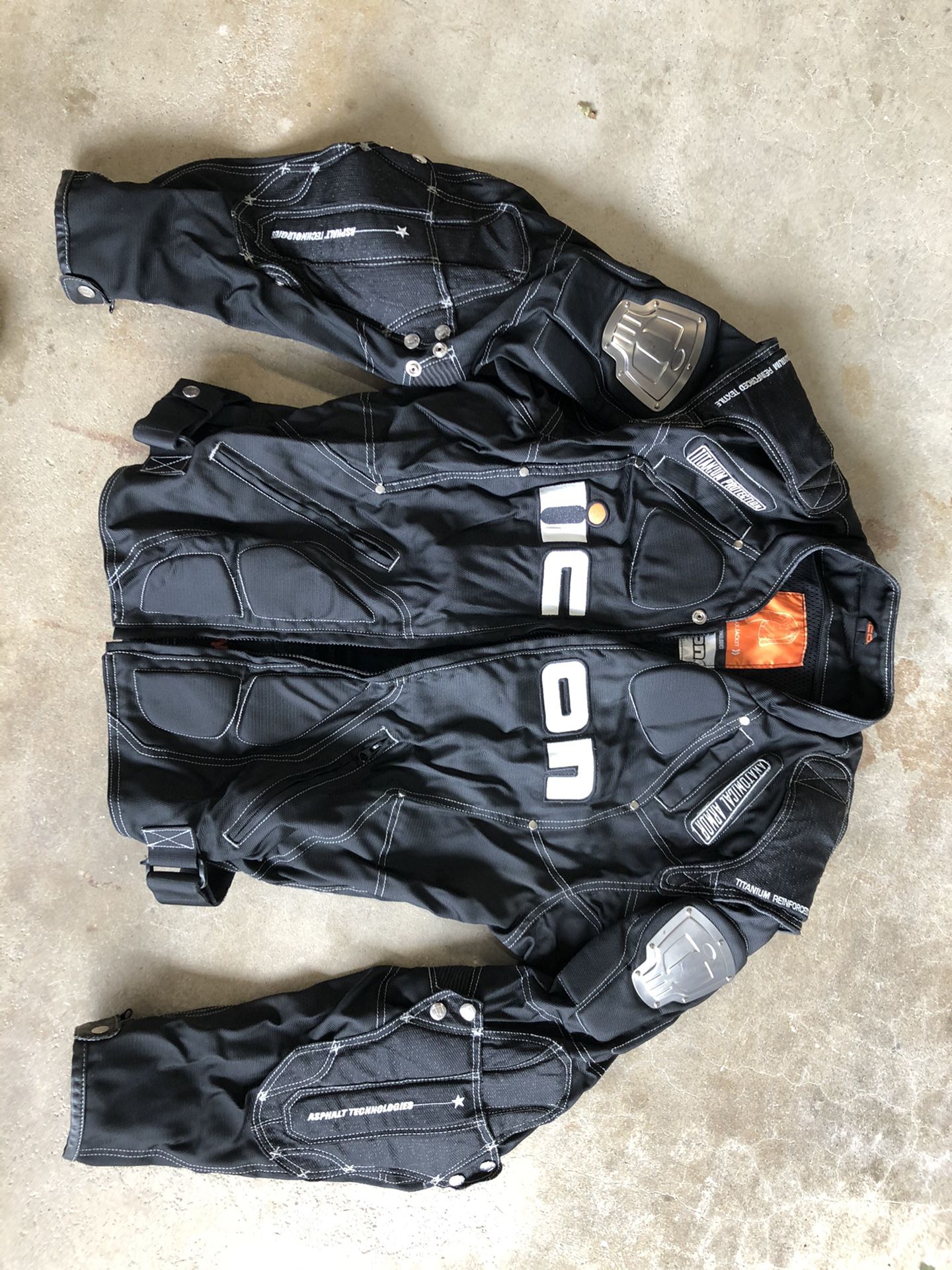 Icon Tmax Titanium jacket XXL