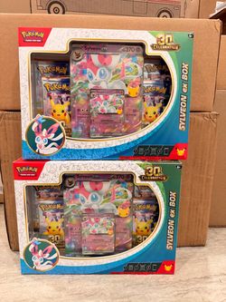 Pokemon 30th celebration sylveon ex box