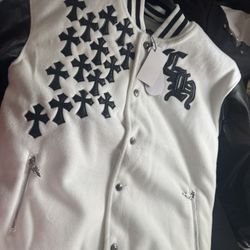 Chrome Heart Lettermen Jacket 
