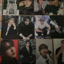 Changbin photocards Skz