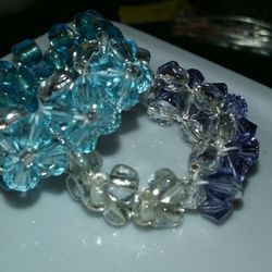 Hand Woven Crystal Stretch Rings