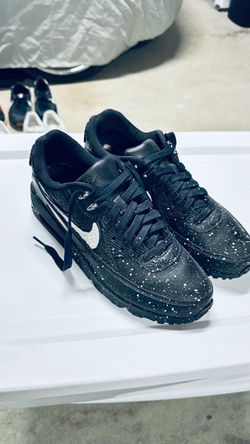 Nike Air Max 90 Black Speckle Sneakers 9.5