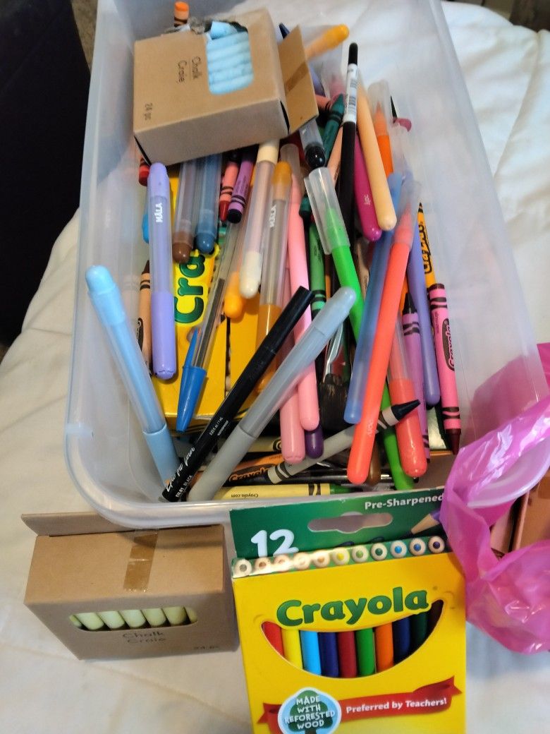 Art Supplies w/ Canvas- $ 20 OBO