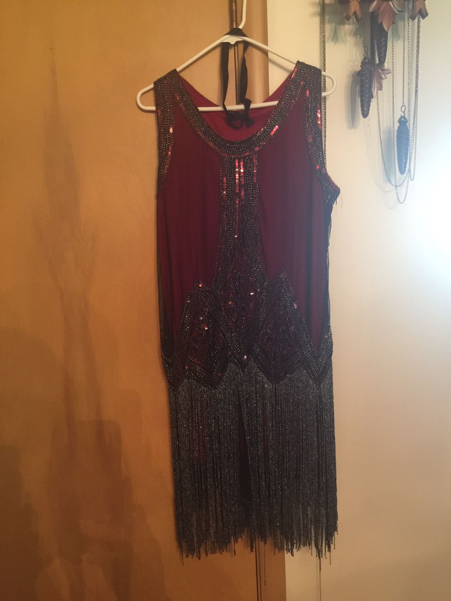 Roaring twenty’s flapper dress