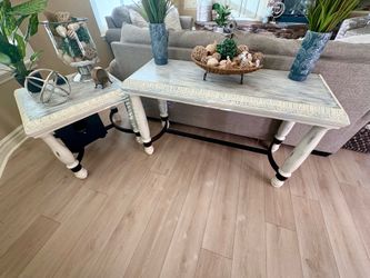 Sofa table and end table
