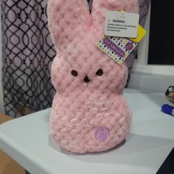 Pink Peeps Plushie