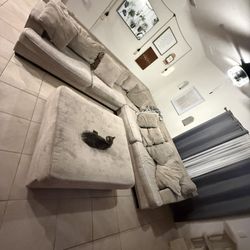 Ashley’s Beige Sectional HUGE
