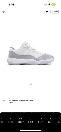 Cement Grey 11 Lows