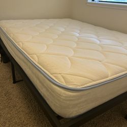 Full Size Mattress with Bed Frame