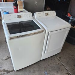 Samsung Washer And Electric Dryer Large Capacity 