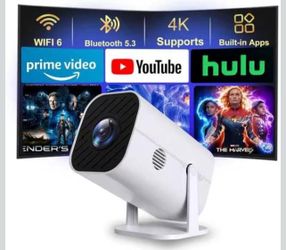 Mini Projector With Wifi And Bluetooth, Smart Video Projector