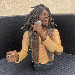 Rare Antique Bob Marley Bust Scultpure