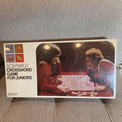 Vintage 1975 Scrabble Crossword Game for Juniors - 4th Edition