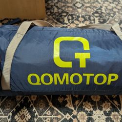 Qomotop Instant Cabin Tent With Half Fly