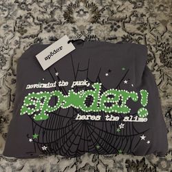 Spider hoodie dark grey
