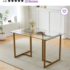 Dining Glass Table And Chairs 